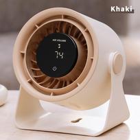 New USB Small Fan Mini Office Dormitory Desktop Fan Silent High Wind Air Recirculation Fan with 5-Speed Adjustment