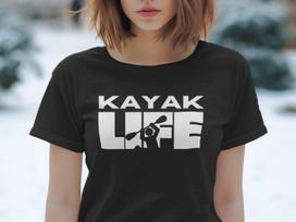 Kayak Life T-Shirt, Paddling Enthusiast Shirt, Outdoor Adventure Tee, Canoeing Lover Gift, Kayak Life Graphic Tee, Water Sports Apparel S