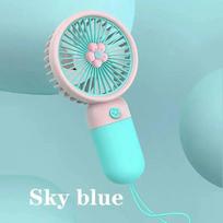 USB Rechargeable Handheld Fan Powerful High Speed Portable Mini Pocket Fan Ideal for Travel Camping the Beach and Outdoor Sports