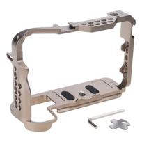 High Strength Aluminum Camera Cage Rig for R5/R5C Cameras Durability Stabilizer Cage with Expansion Cold Shoe Slot 1 pilka