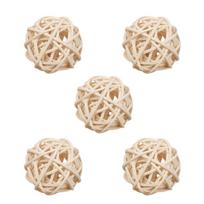 Decoration Rattan Weaving Fragrance Sepaktakraw Aroma Diffuser Rattan Ball Aromatherapy Supplies 5pcs