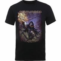 DISTURBED Vortex Colors Soft Slim Fit T-SHIRT NEW S M L XL XXL official band XXXL