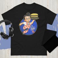 New Bobs Big Boy Burger Restaurant Retro Black And Shirt Usa Size S-XXXL S