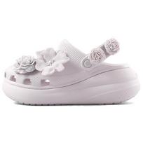 Crocs Unisex Bloom Comfort Minimal Outdoor Breathable Clogs Light Purple 214943-5DK 34-35