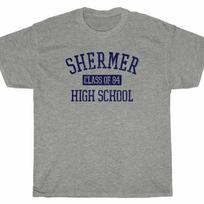 SHERMER HIGH SCHOOL T-Shirt john gym class hughes breakfast pretty in club XL
