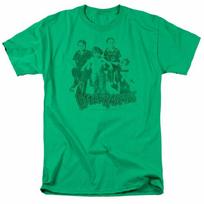 The Little Rascals The Gang T Shirt Mens Licensed Classic TV Show Kelly Green M