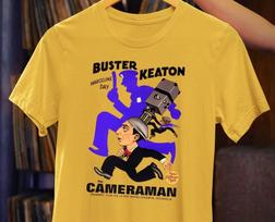 Buster Keaton 'The Cameraman' T-Shirt – Silent Film Comedy 2XL