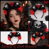 Women's Halloween Rose Headband for Costume Accessory One Size