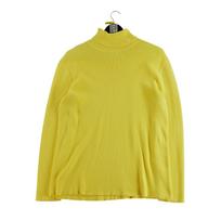 Seconde vie - Pull Femme  col roulé Jaune - Bon état 3XL