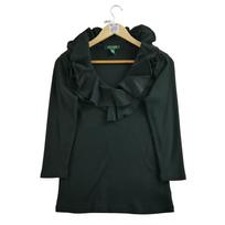 Women's Black Sweater L juoda