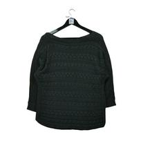 Women's Black Sweater L juoda