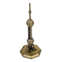 Electroplating Workmanship TV Tower Building Replica Landmark Figurine Model  China Tour Souvenir
