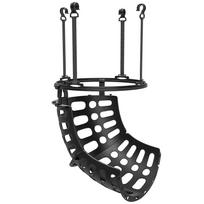 Basketball Rebounder, Height-Adjustable, 360° Rotatable, Plastic, 35.6L x 35.6W x 75.5H cm, Black 35.6 x 35.6 x 75.5 cm