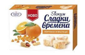 Bulgariški apelsinų skonio garbanėliai su žemės riešutais 100 g, 100 g