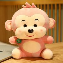 23cm Little Monkey Doll Plush Toy Soft PP Cotton Stuffed Bed Hold Sleeping Ziac Birthday Gift For Boys And Girls Cute Ornaments 23cm