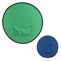 Blue Green 2 in 1 Background Screen Collapsible Portable Chromakey Background Backdrop for Photography Live Streaming