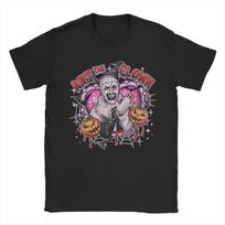 Men's Terrifier Mister Nice Clown T Shirt Horror Movie 100% Cotton Clothing Vintage Short Sleeve Crew Neck Tees Printed T-Shirt S