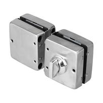 2PCS Push Sliding Gate Lock Split Safety Knob Stain Resistant Stainless Steel Glass Door Lock