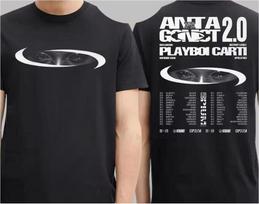 Antagonist 2.0 Playboi Carti US Tour 2025 Poster T-Shirt, reprint Unisex T-Shirt XL black