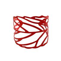 Eye Catching Leaf Detail Bracelet Openwork Bangle Comfort Design Wristlet For Outfit Enhancer And Daily Styling