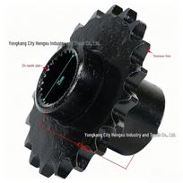 Big Bull ATV 150CC GY6 Engine Front Sprocket, 428-19 Tooth 428-19 Tooth 24 Tooth Slot