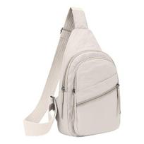 Women Chest Sling Bag Large Capacity Waterproof Adjustable Strap Zipper Crossbody Bag Outdoor Travel Single Shoulder Sports Pouch balta