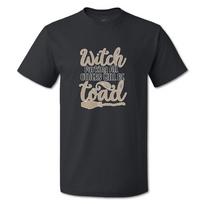 Funny Graphic T Shirts Witch Parking All Other Will Be Load Cotton Owl Top Punch M