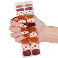 Full Coverage Gels Nail Stickers Flexible Fit All Nail Shapes Including File for Custom Trimming Easy to Apply