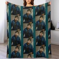 Dally Winston Throw Blanket Reusable Durable Soft Blanket for All Seasons Size: 75*100cm, Weight: 230 GSM