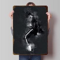 Michael Jackson skardos plakatai Pritaikomi sienų meno kūriniai Retro Vintažiniai metaliniai ženklai Namų kambario įrengimo dekoracijos Stalo dekoras the 20X30CM