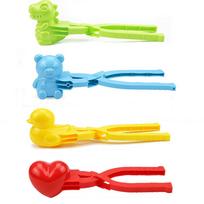 Cute Duck Shaped Sushi Mold Maker Clip for Children Outdoor Plastic DIY Snowball Maker with Handle Rice Mold