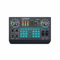 Live Sound Card 48V Spectral Power Stream Audio Mixer 15 Effects Broadcast for