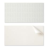 Pack of Self-Adhesive PVC Tiles Simple Rectangles Mosaic 10X40X20 Cm