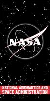 Ręcznik szybkoschnący 70x140 czarny nasa r080f