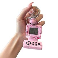 Game Console Zinc Zinc Alloy Mini Arcade Car Accessory Bag Pendant Girls Key Chain Car Key Chain Key Ring