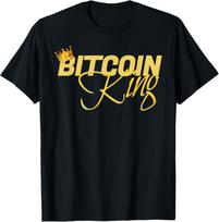 Crown Bitcoin King Funny Cryptocurrency Gift T-Shirt Unisex T-Shirt XL