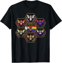 Protect the Hive LGBTQ Bee Bisexual Nature Gay Pride Support T- Unisex T-Shirt XXL