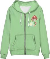 Upetstory Women's Zip Hooded Sweater Fashion Sweatshirt S