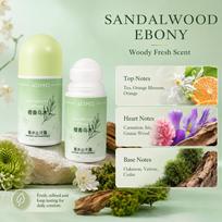 Obsessed with Jasmine sandalwood ebony Antiperspirant lotion Body refreshing Deodorant Antiperspirant cream female armpit odor bead perfume
