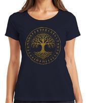 Yggdrasil Tree Of Life Celtic Norse Runes Mysticism Viking Unisexs Tshirt S