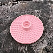 Round Chicks Automatic Drinking Tray Multi-Hole Syrup Feeder for Bees  Incubator Brooder Box rožinė