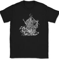 Grim Ripper T-Shirt Funny Graphic Boat Ride Humor Gift Novelty Tee L
