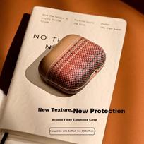 PITAKA Apple AirPods Pro 3 Case MagSafe Wireless Charging Compatible Aramid Fiber Drop-Resistant Slim Skin-Friendly Anti-Fingerprint Cover Sunset