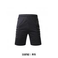 Spot wholesale football goalkeeper jersey boys custom goalkeeper jersey long sleeve sponge pad game training jersey 2XS（125-135cm）