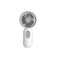 Travel, and Camping Mini Portable Fan USB Charging 3-speed - Handheld Fan for Men and Women Suitable for Office, Outdoor balta