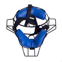 Softball Athlete's Face Guard Wire Cage Steel Foam Padded Blue
