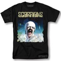 Scorpions Shirt Blackout Rock Concert Tour Vntg Design T-Shirt XXXXL