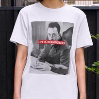Unisex Albert Camus Shirt, Life is Meaningless, Albert Camus Print, Absurdism, Sisyphus, Vintage Shirt, Philosopher Shirt 2XL
