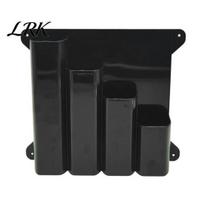 Garage Cable Tie Dispenser Organizer Rack, with Four Compartments, Wall Mounted Electrician Supply Rack Storage System, Management in Garages juoda