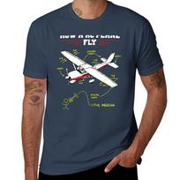 RC Plane Remote Controlled Model Funny Diagram TShirt t shirt for Unisex 100 percent cotton cotton tshirt 100 TShirt S